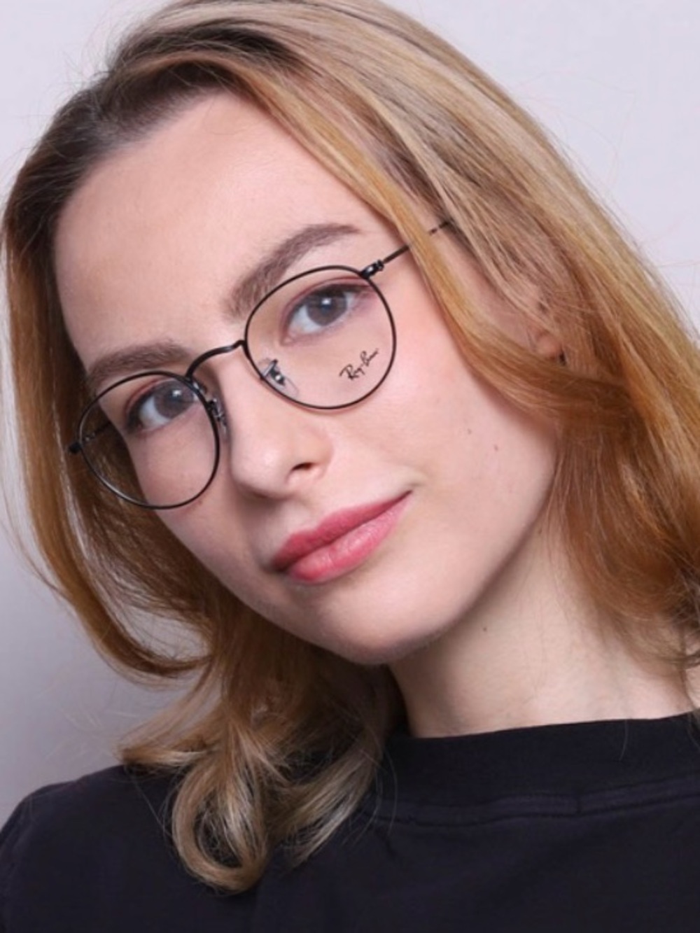 Ray Ban RX3557v Black Round Metal Reading +2.00 Glasses - Unisex. - Picture 9 of 16
